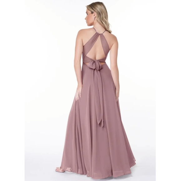 Azazie "Evalleen" Chiffon Dress - Picture 5 of 8